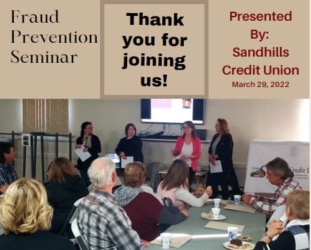 Thank you for joining us for the  Identity Theft and Fraud Prevention Seminar March 29, 2022
