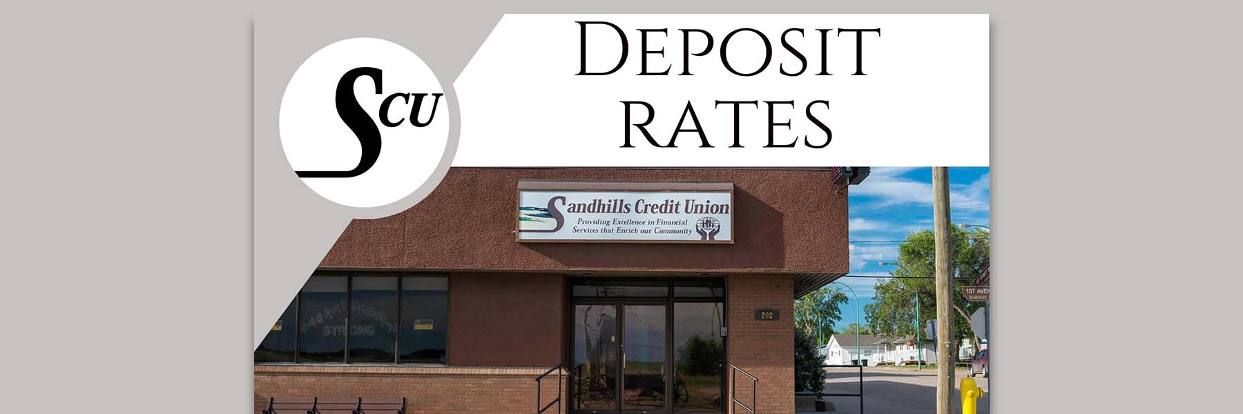 Deposit Rates at Sandhills Credit Union