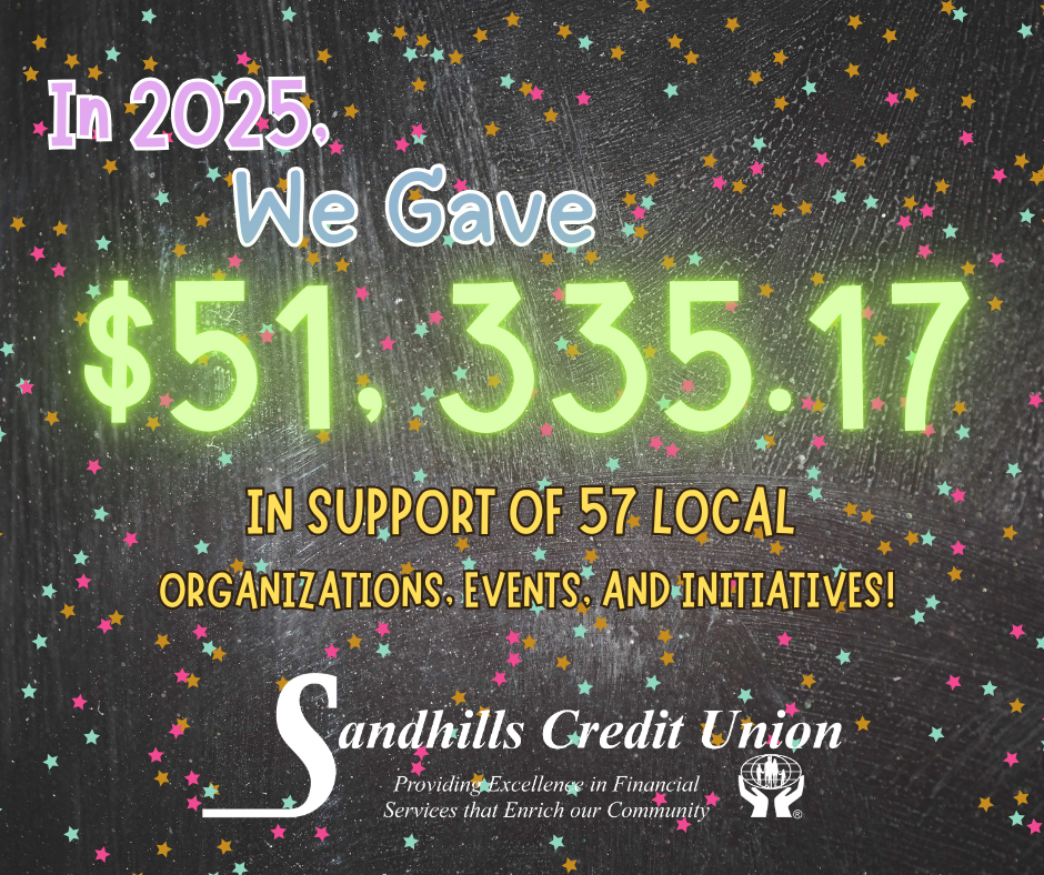 In 2025 we gave $51,335.17 in support of 57 local organizations, events and initiatives.